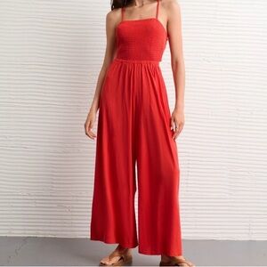 American Eagle sun chaser knit babydoll jumpsuit